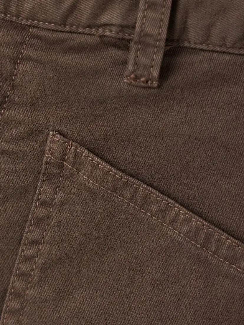 Nili Lotan Shon Brushed Stretch-cotton Twill Barrel-leg Pants | Thumbnail 4 Nili Lotan Shon Brushed Stretch-cotton Twill Barrel-leg Pants | Thumbnail 4