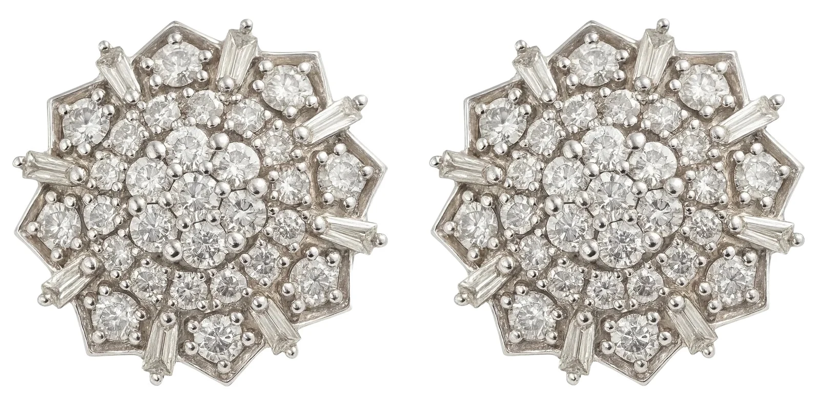 18KW 3,4G Diamond 0,78CT Earrings 18KW 3,4G Diamond 0,78CT Earrings