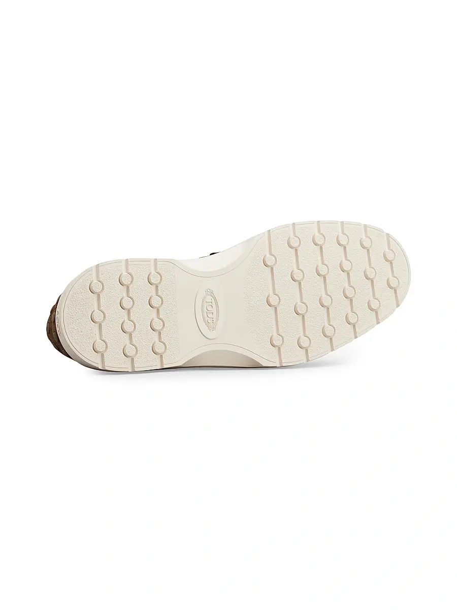 Tod's Men's Pantofola Suede Slip-On Loafers | Thumbnail 4 Tod's Men's Pantofola Suede Slip-On Loafers | Thumbnail 4