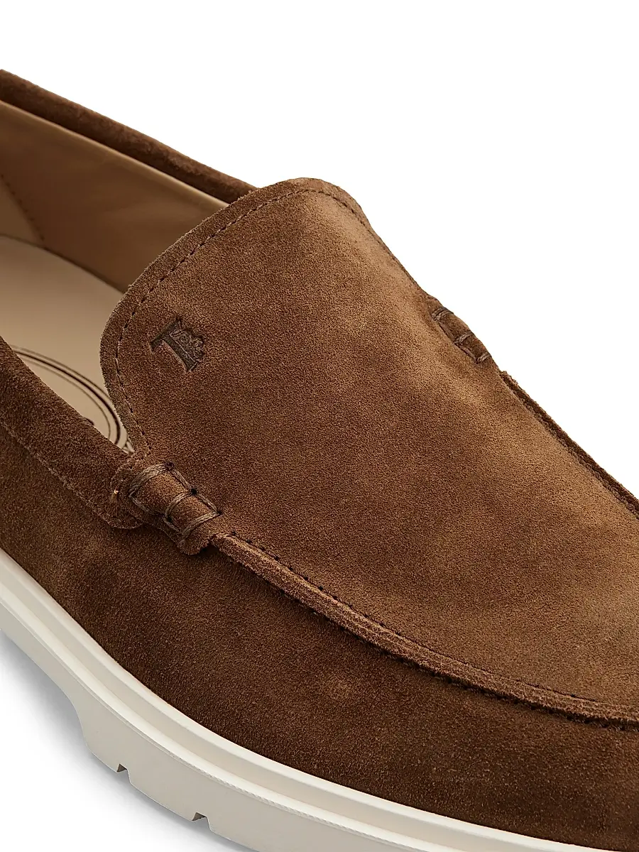 Tod's Men's Pantofola Suede Slip-On Loafers | Thumbnail 5 Tod's Men's Pantofola Suede Slip-On Loafers | Thumbnail 5