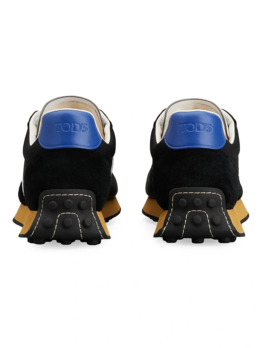 Tod's Men's T Vintage Low-Top Sneakers - Black | Thumbnail 3