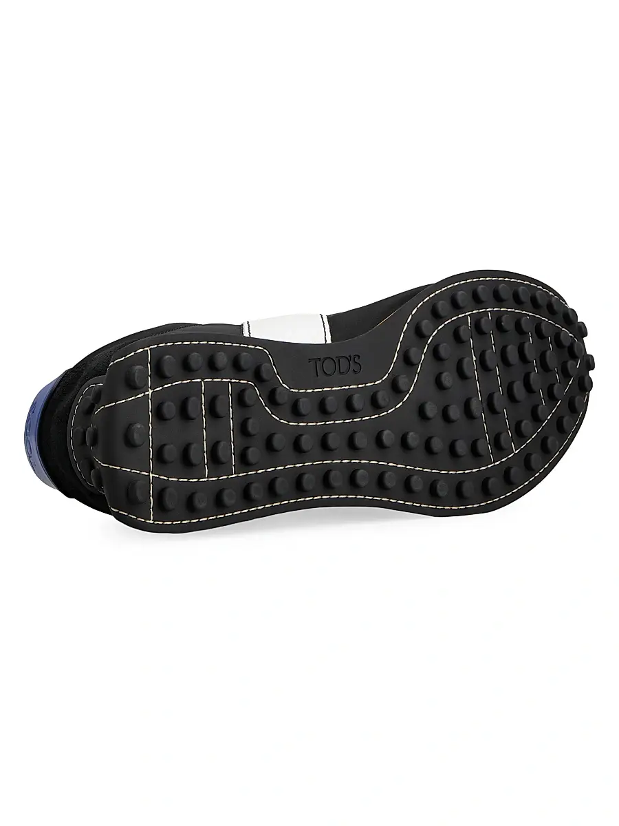 Tod's Men's T Vintage Low-Top Sneakers - Black | Thumbnail 4