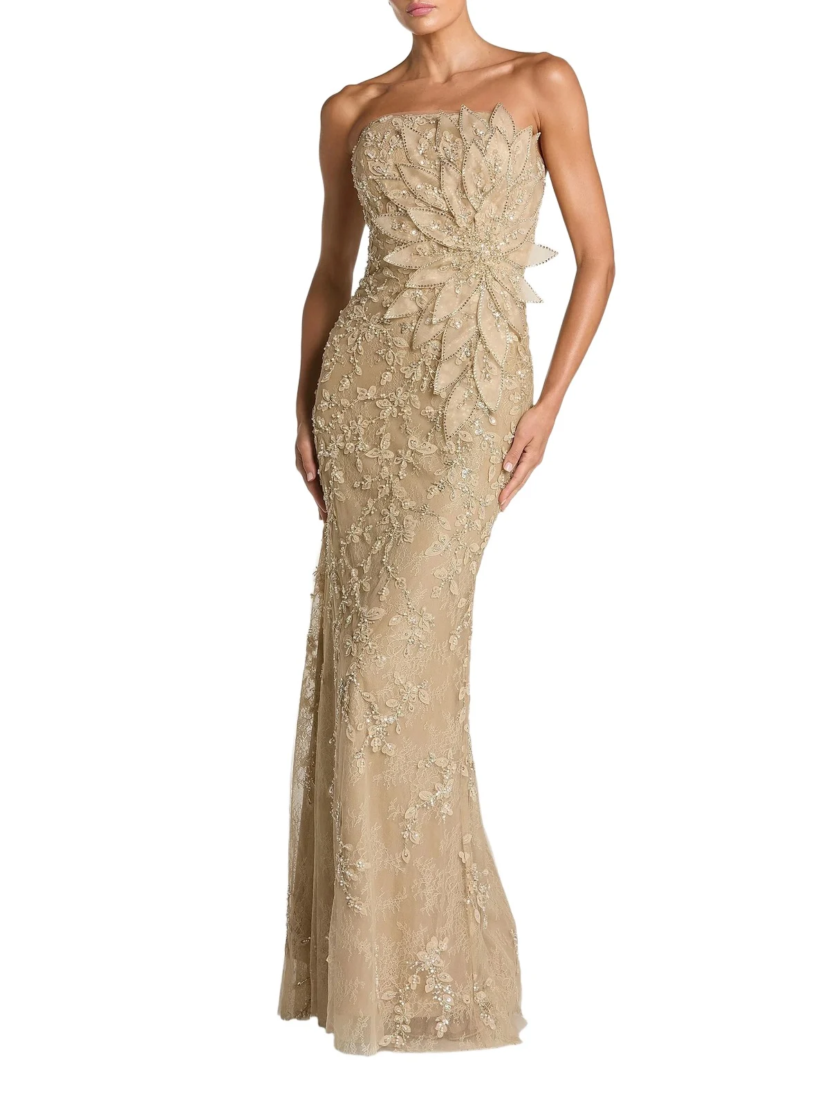 Women's Evening Strapless Mermaid Gown Women's Evening Strapless Mermaid Gown