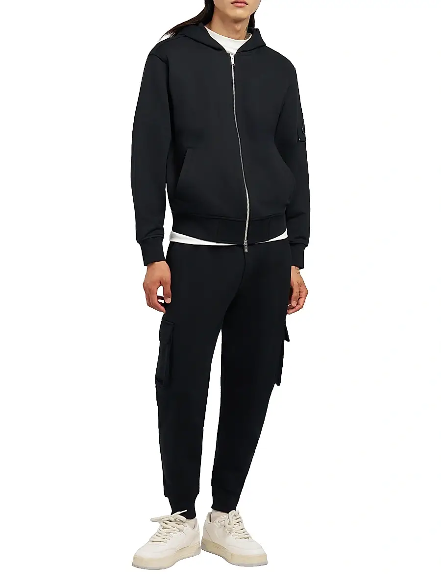 Moose Knuckles Men's Icon Sportswear Hartsfield Cotton Cargo Joggers | Thumbnail 2 Moose Knuckles Men's Icon Sportswear Hartsfield Cotton Cargo Joggers | Thumbnail 2