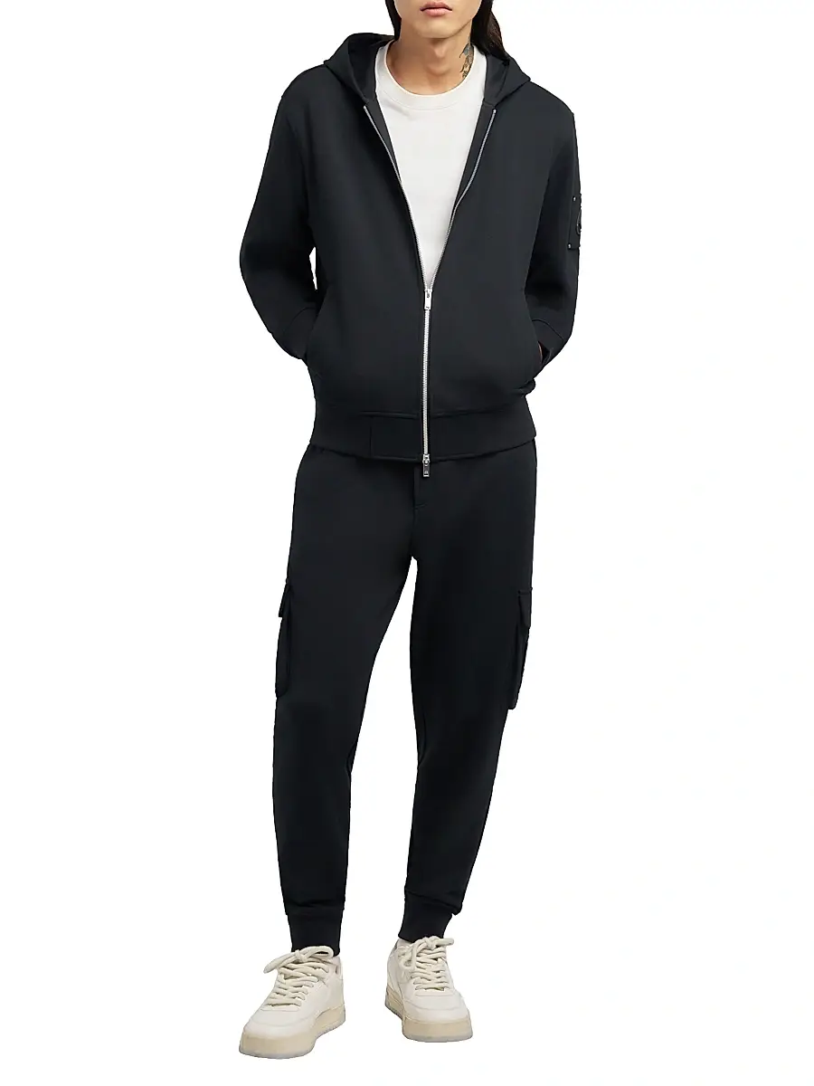 Moose Knuckles Men's Icon Sportswear Hartsfield Cotton Cargo Joggers | Thumbnail 4 Moose Knuckles Men's Icon Sportswear Hartsfield Cotton Cargo Joggers | Thumbnail 4