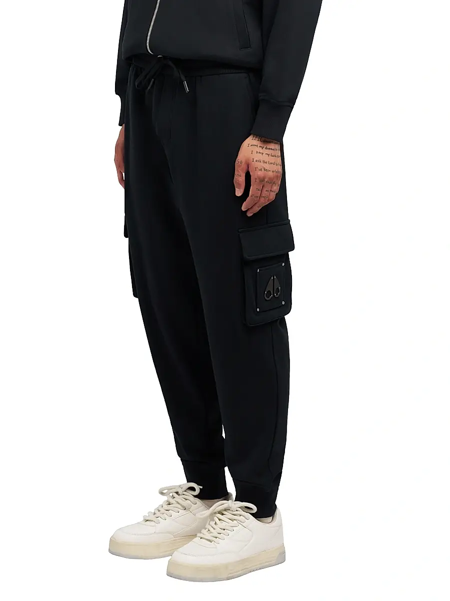 Moose Knuckles Men's Icon Sportswear Hartsfield Cotton Cargo Joggers | Thumbnail 5 Moose Knuckles Men's Icon Sportswear Hartsfield Cotton Cargo Joggers | Thumbnail 5