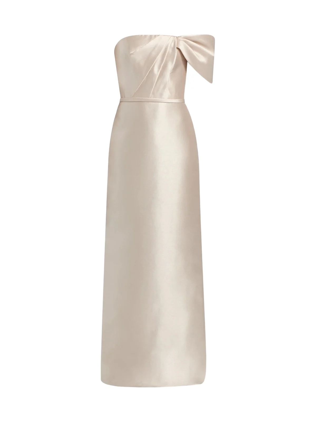 Women's Satin One-Shoulder Column Gown