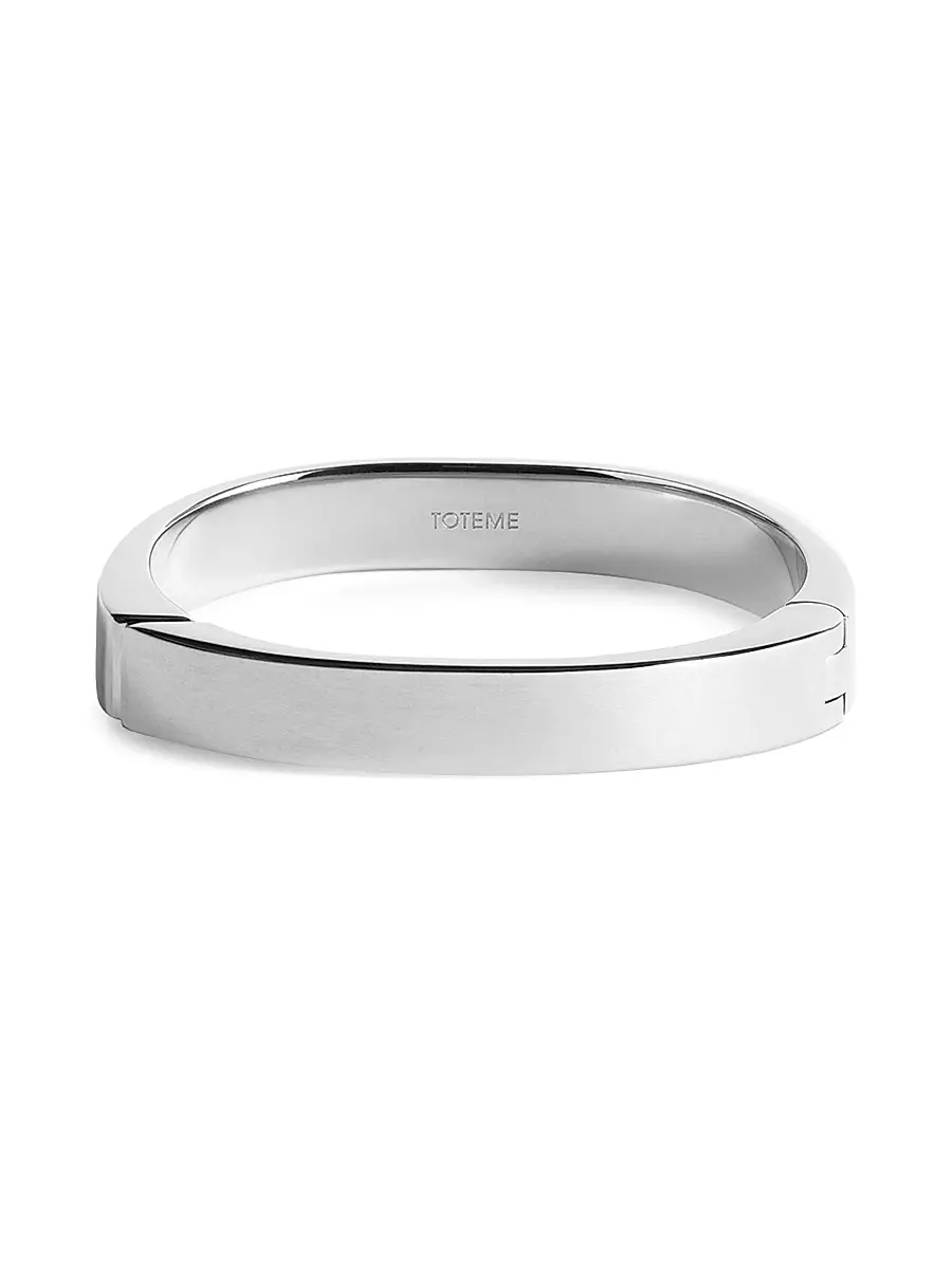 Toteme Women's Signature Silvertone Bracelet - Silver | Thumbnail 2 Toteme Women's Signature Silvertone Bracelet - Silver | Thumbnail 2