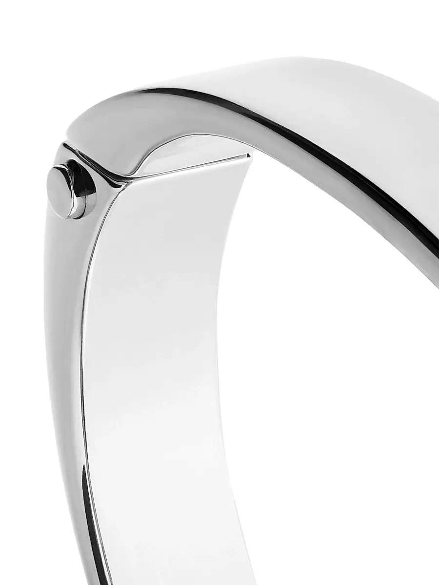 Toteme Women's Signature Silvertone Bracelet - Silver | Thumbnail 4 Toteme Women's Signature Silvertone Bracelet - Silver | Thumbnail 4