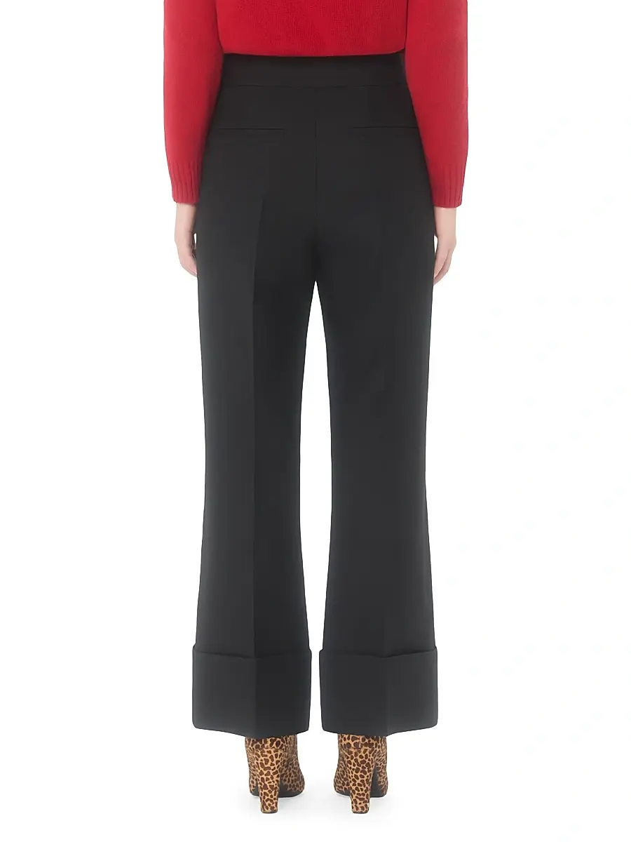 Valentino Women's Crepe Couture Trousers | Thumbnail 4 Valentino Women's Crepe Couture Trousers | Thumbnail 4