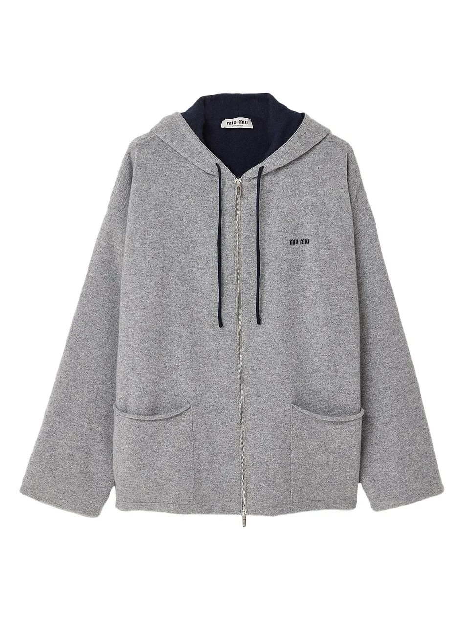 Women's Cashmere Cardigan Hoodie