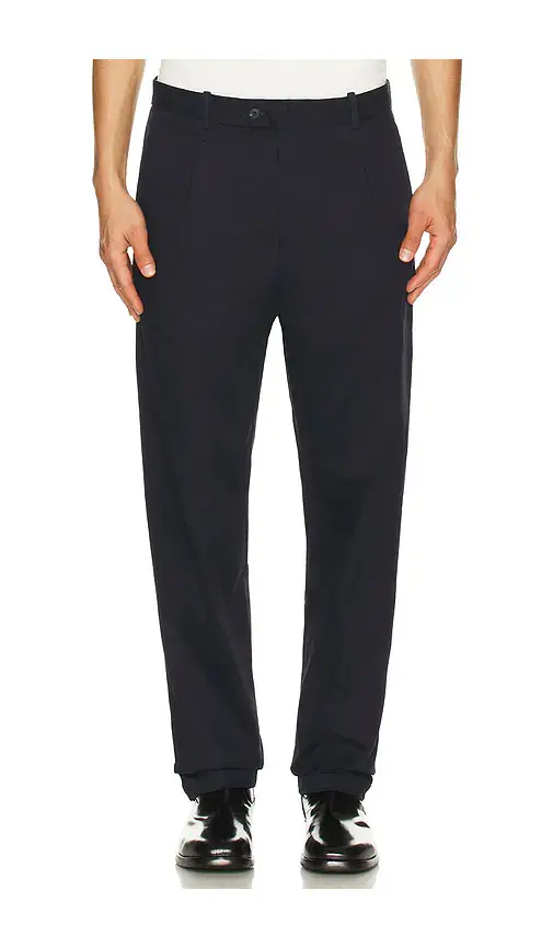 Bound Canvas Pleated Chino | Image 1 Bound Canvas Pleated Chino | Image 1
