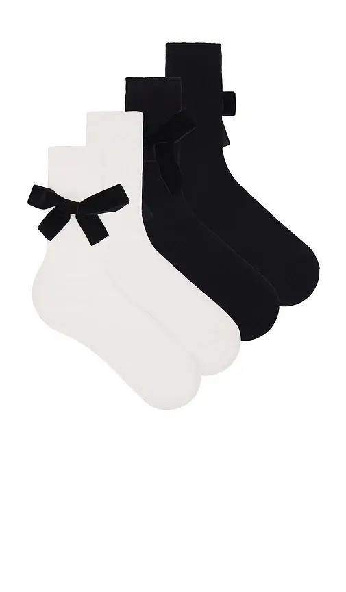 Lovers and Friends Jocelyn Bow Socks 2 Pack