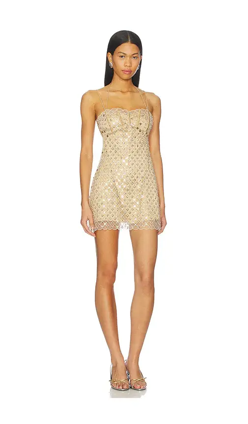 For Love & Lemons Dazzle Me Slip Dress | Thumbnail 2 For Love & Lemons Dazzle Me Slip Dress | Thumbnail 2