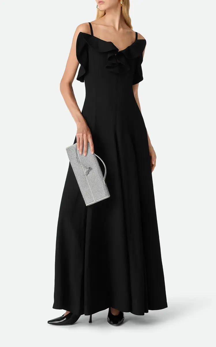 Bottega Veneta Andiamo Crystal-Embellished Leather Clutch | Thumbnail 2 Bottega Veneta Andiamo Crystal-Embellished Leather Clutch | Thumbnail 2