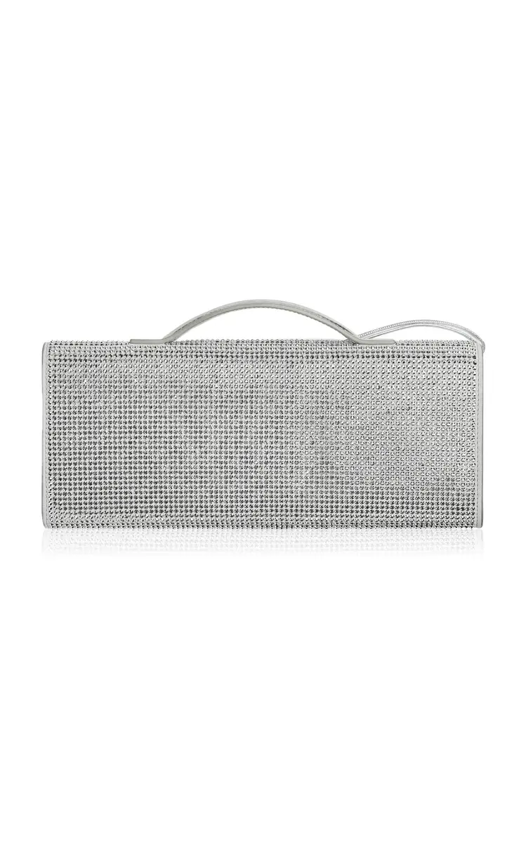 Bottega Veneta Andiamo Crystal-Embellished Leather Clutch | Thumbnail 3 Bottega Veneta Andiamo Crystal-Embellished Leather Clutch | Thumbnail 3