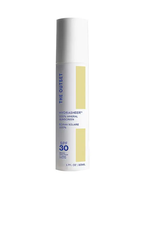 The Outset Hydrasheer 100% Mineral Sunscreen SPF 30 | Image 1 The Outset Hydrasheer 100% Mineral Sunscreen SPF 30 | Image 1