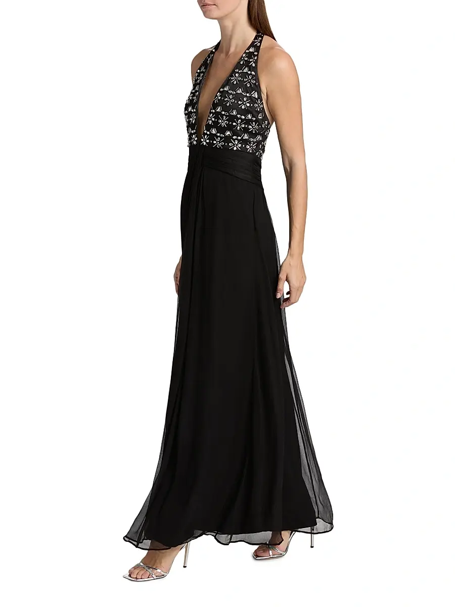 Ramy Brook Women's Martina Halterneck Gown | Thumbnail 2 Ramy Brook Women's Martina Halterneck Gown | Thumbnail 2