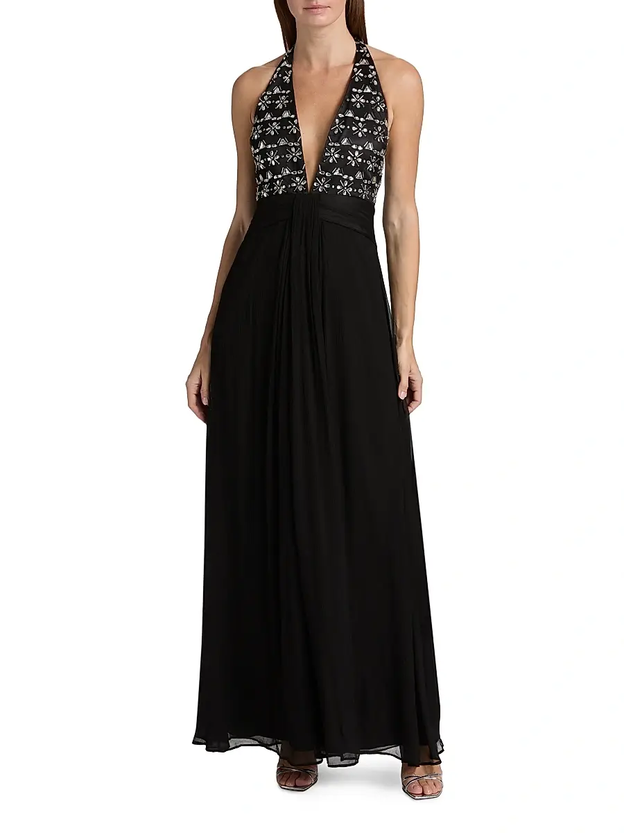 Ramy Brook Women's Martina Halterneck Gown | Thumbnail 3 Ramy Brook Women's Martina Halterneck Gown | Thumbnail 3
