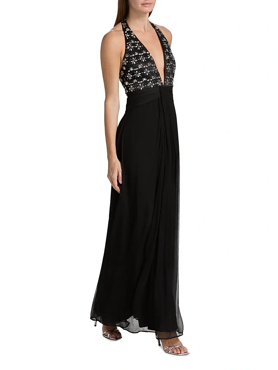 Ramy Brook Women's Martina Halterneck Gown | Thumbnail 4 Ramy Brook Women's Martina Halterneck Gown | Thumbnail 4