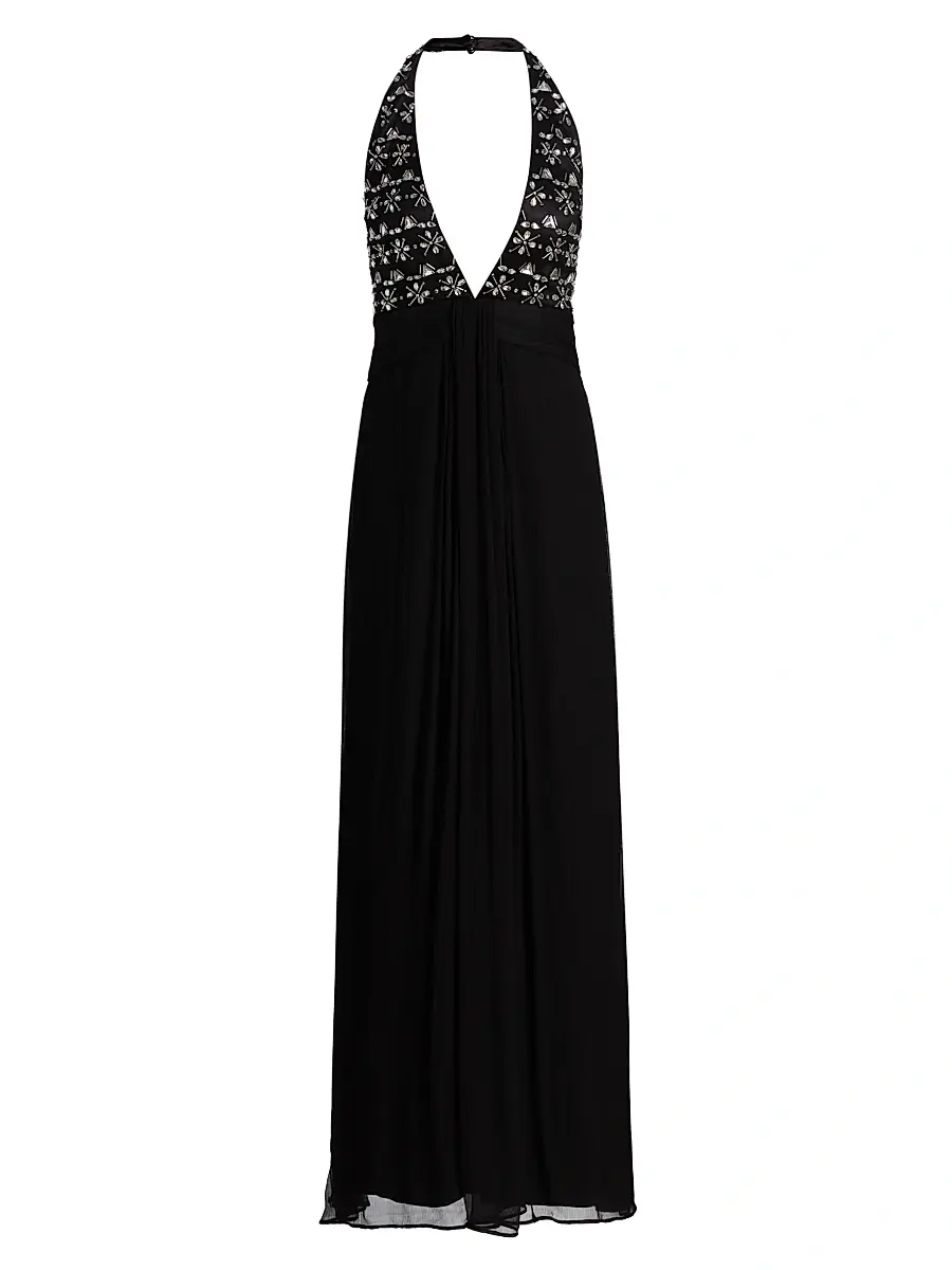 Ramy Brook Women's Martina Halterneck Gown