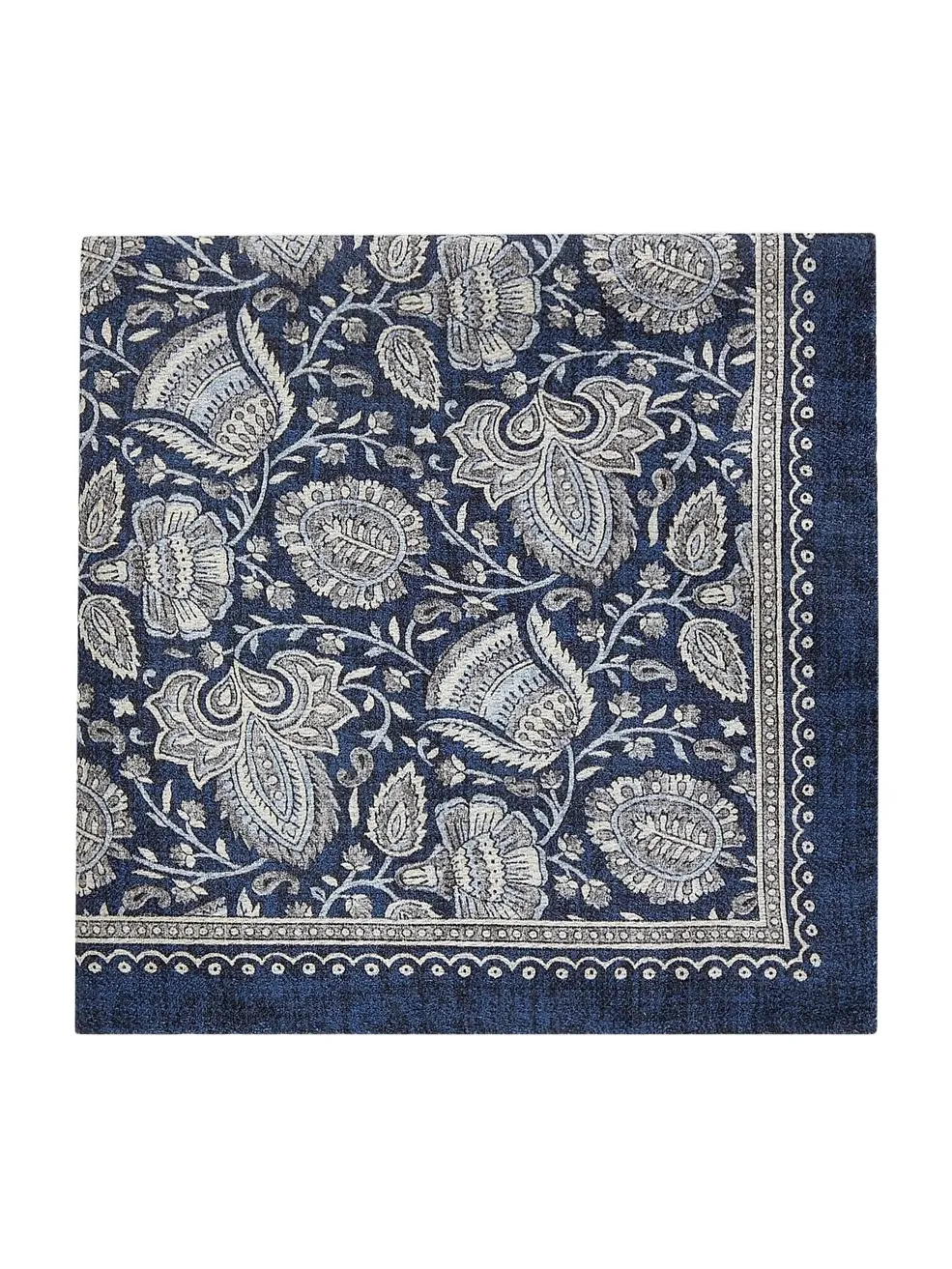 Men's Paisley Silk Pocket Square Men's Paisley Silk Pocket Square