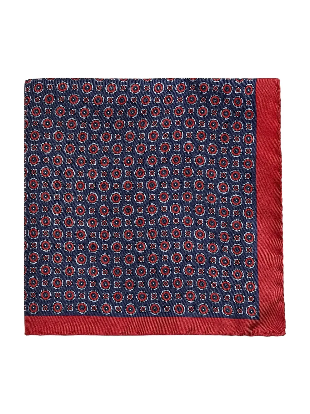 Saks Fifth Avenue Men's COLLECTION Circles & Squares Silk Pocket Square