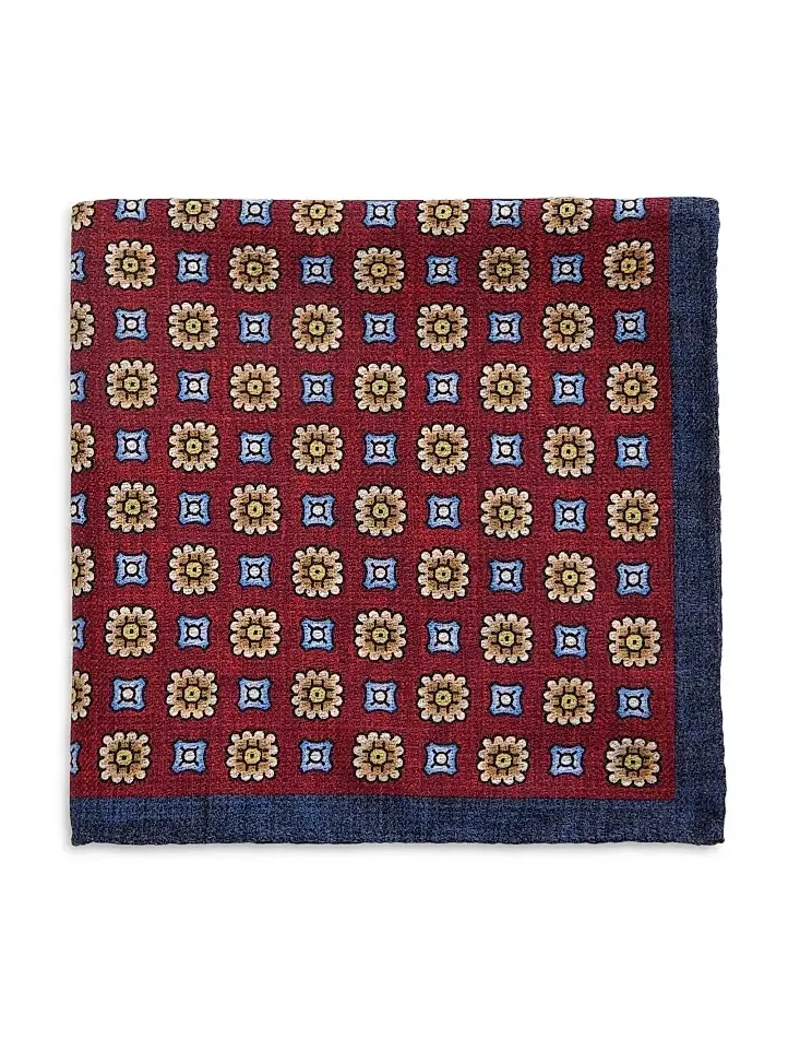 Saks Fifth Avenue Men's COLLECTION Floral Silk Pocket Square