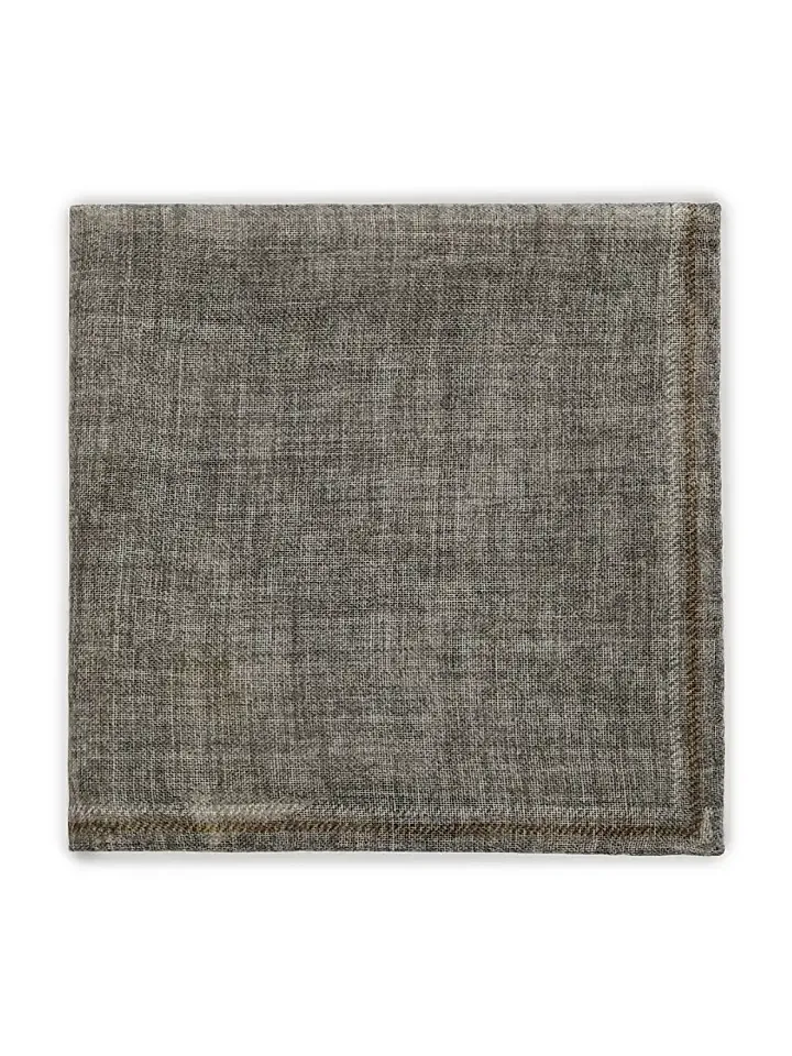 Saks Fifth Avenue Men's Thin Stripe Silk Pocket Square