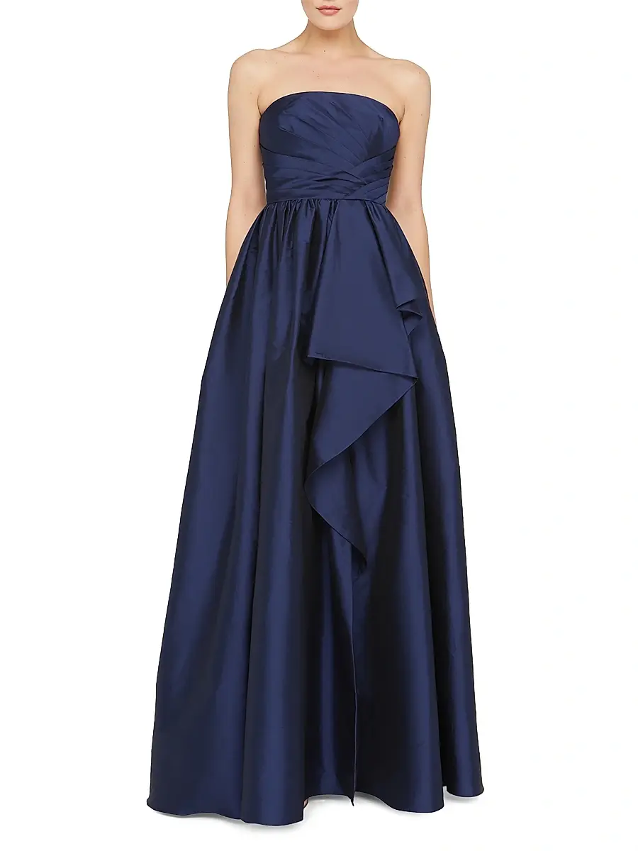 THEIA Women's Esmerina Taffeta Strapless Gown | Thumbnail 2 THEIA Women's Esmerina Taffeta Strapless Gown | Thumbnail 2