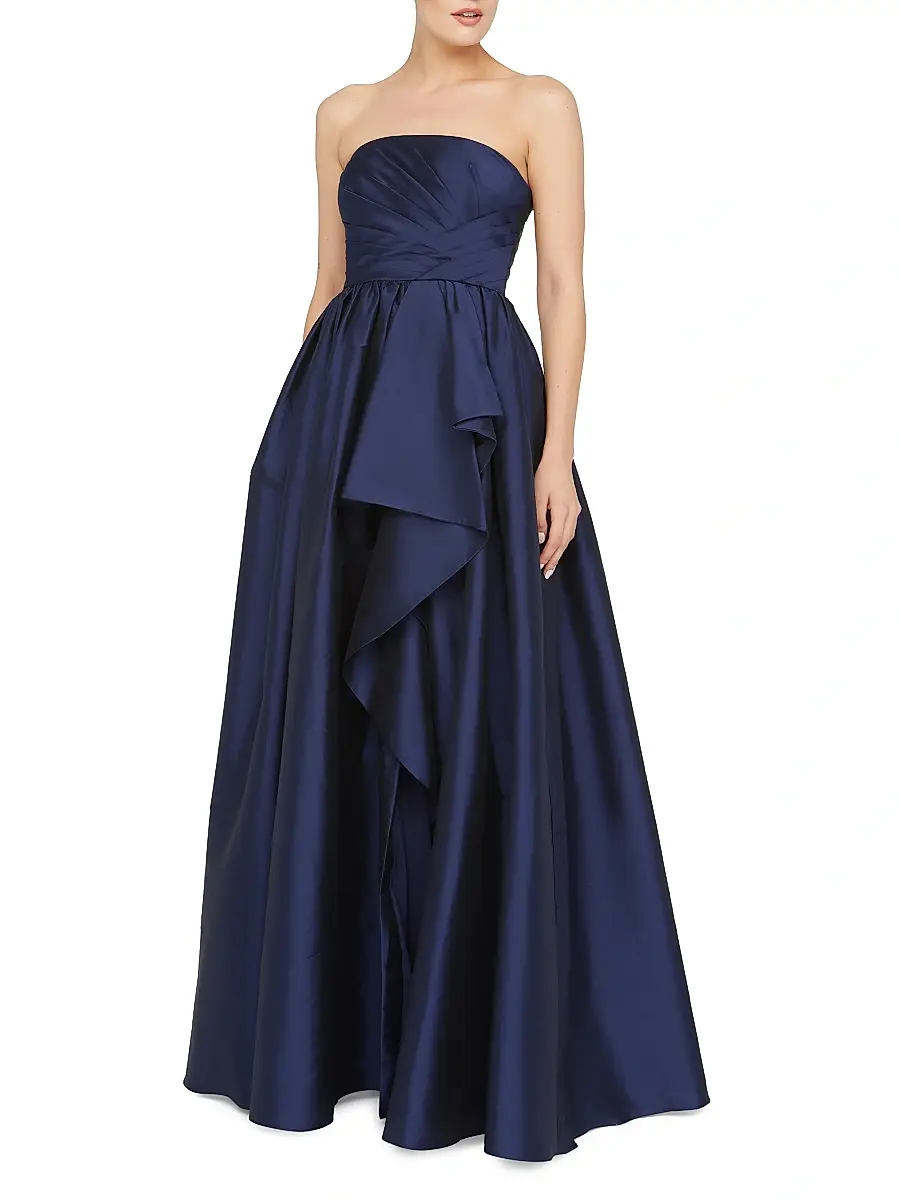THEIA Women's Esmerina Taffeta Strapless Gown | Thumbnail 3 THEIA Women's Esmerina Taffeta Strapless Gown | Thumbnail 3