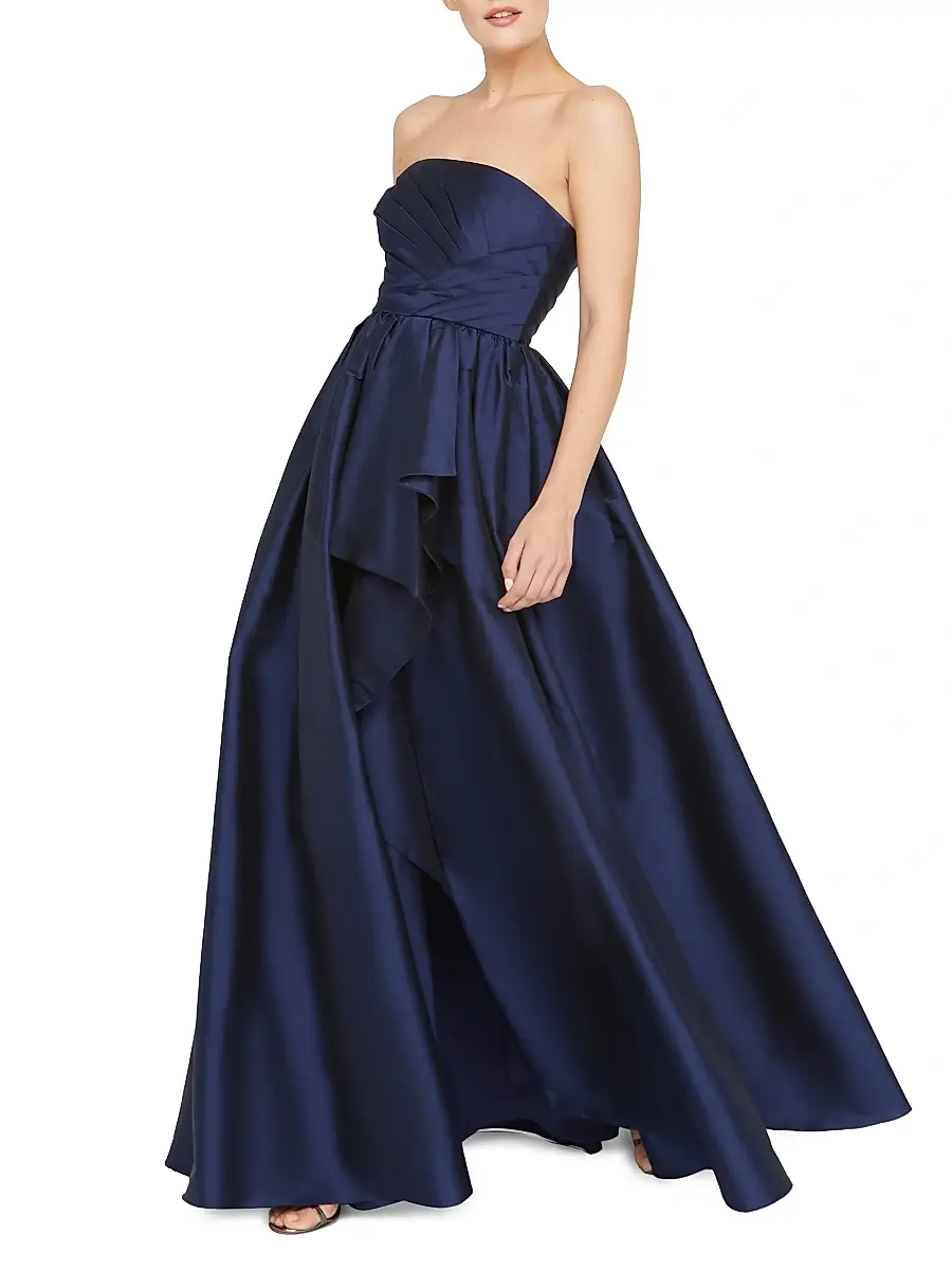 THEIA Women's Esmerina Taffeta Strapless Gown | Thumbnail 5 THEIA Women's Esmerina Taffeta Strapless Gown | Thumbnail 5