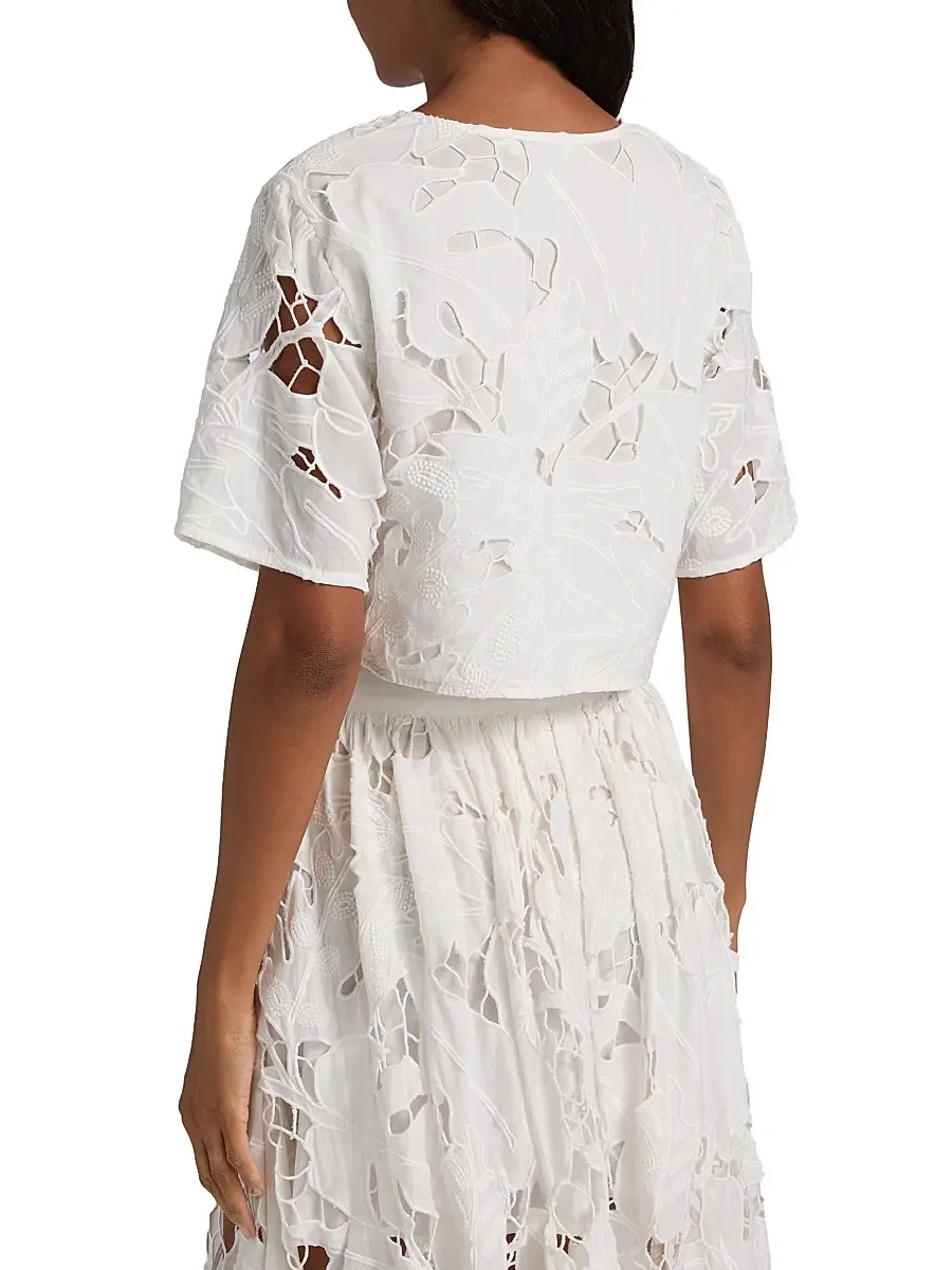 Amur Women's Tani Eyelet Top | Thumbnail 5
