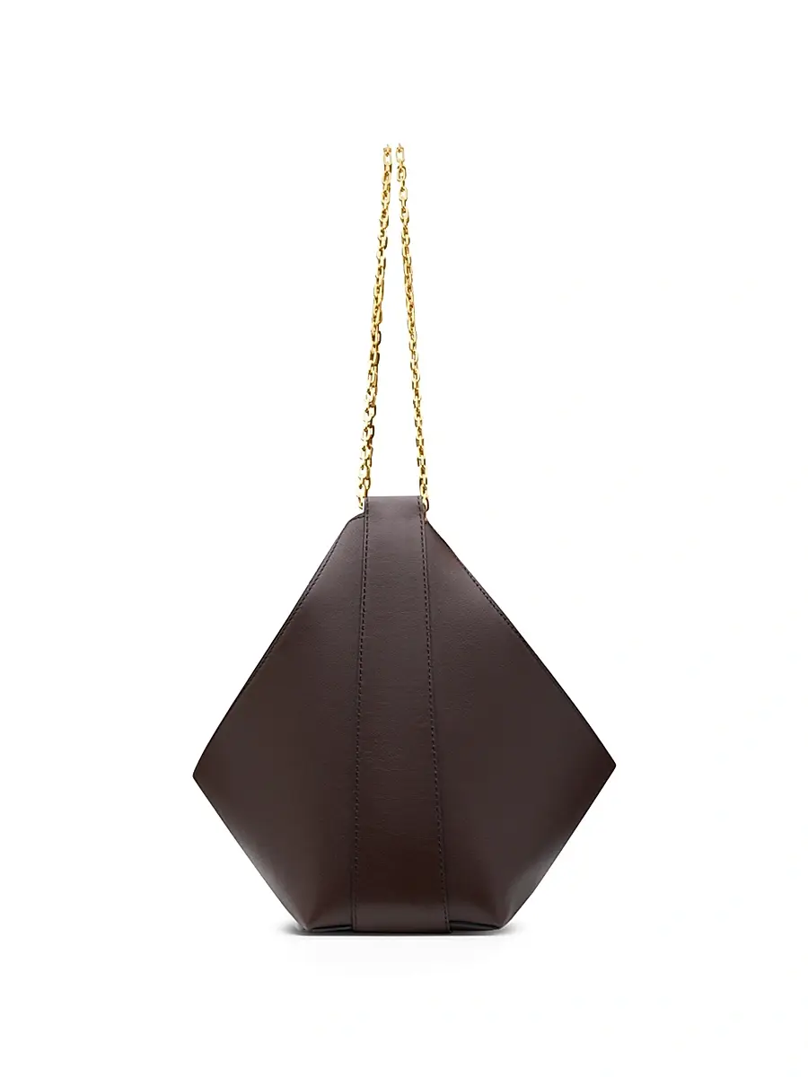 Neous Women's Modern Evening Pavo West Leather & Suede Bag - Dark Chocolate | Thumbnail 3 Neous Women's Modern Evening Pavo West Leather & Suede Bag - Dark Chocolate | Thumbnail 3