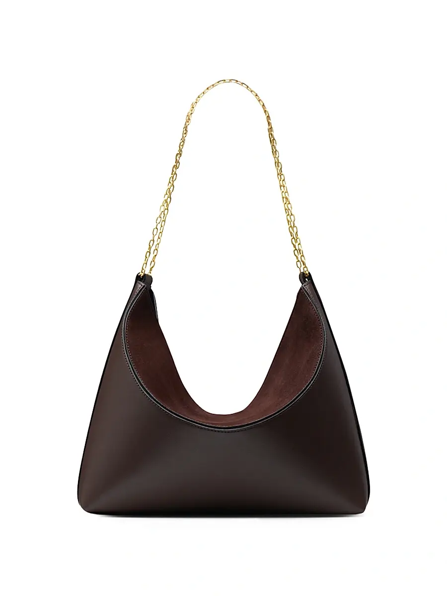 Women's Modern Evening Pavo West Leather & Suede Bag - Dark Chocolate Women's Modern Evening Pavo West Leather & Suede Bag - Dark Chocolate