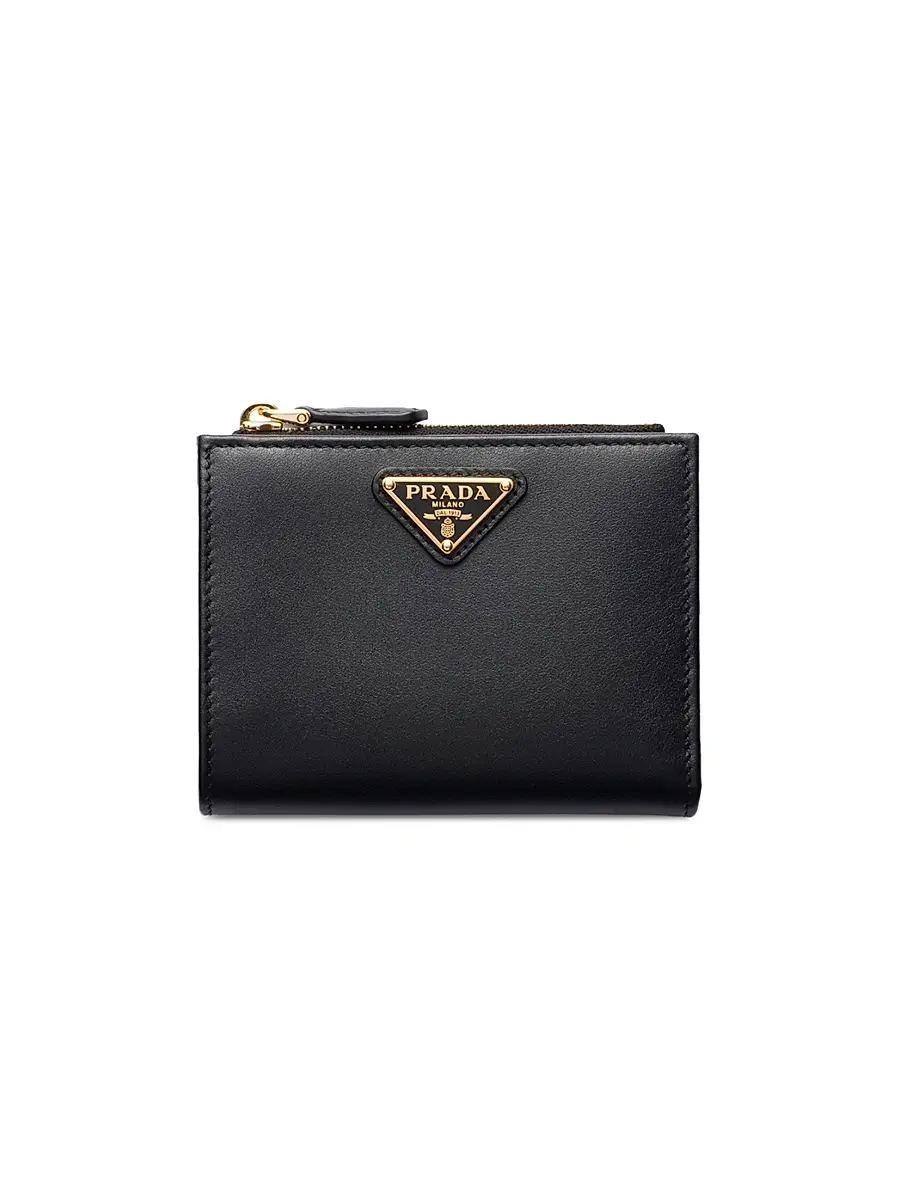 Prada Women's Leather Wallet - Black | Image 1 Prada Women's Leather Wallet - Black | Image 1
