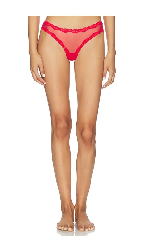 fleur du mal Sheer Tulle Thong | Image 1 fleur du mal Sheer Tulle Thong | Image 1