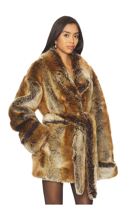 Lovers and Friends x Emma Leger Margot Faux Fur Coat | Thumbnail 2 Lovers and Friends x Emma Leger Margot Faux Fur Coat | Thumbnail 2