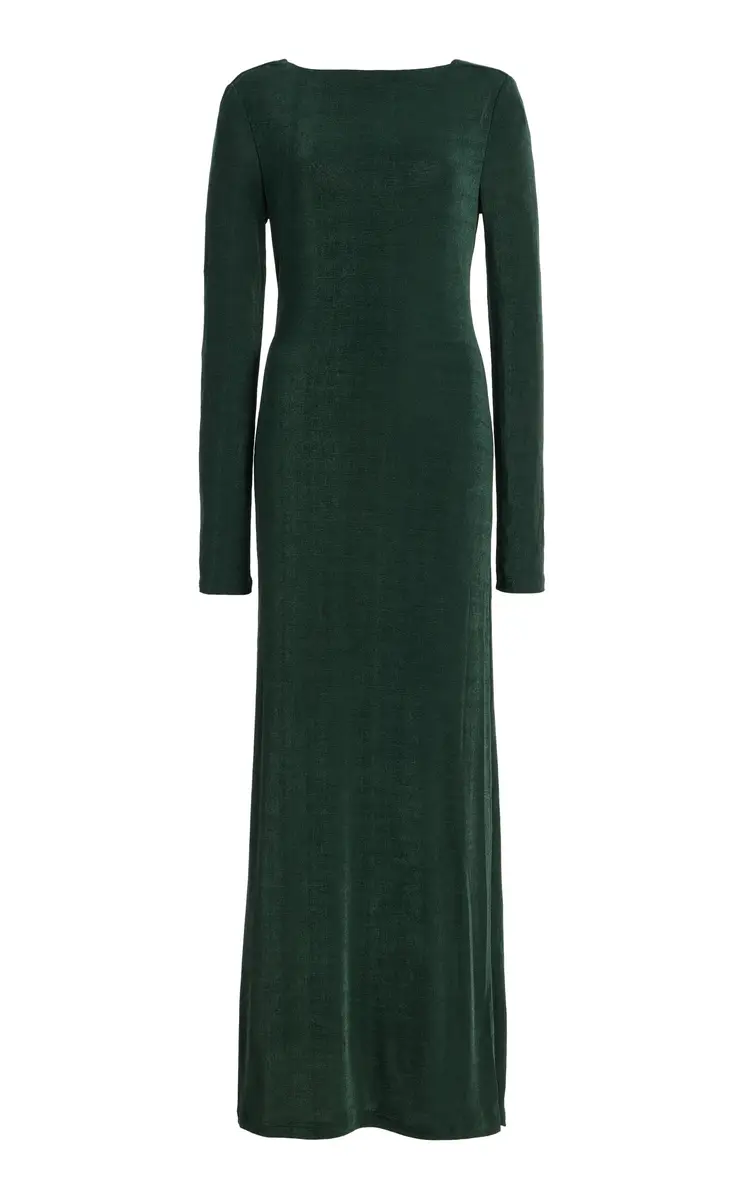 Significant Other Luna Draped Jersey Open-Back Maxi Dress | Thumbnail 3