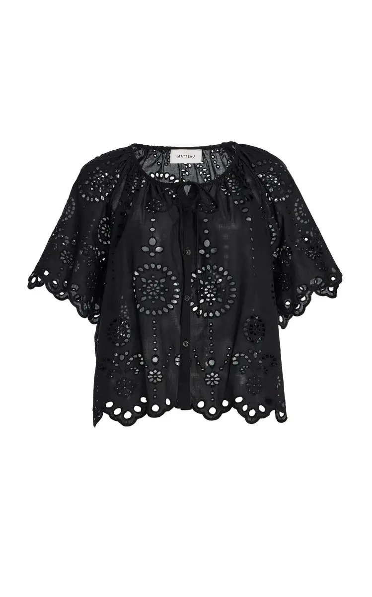 Matteau Cotton Broderie Anglaise Top | Thumbnail 6 Matteau Cotton Broderie Anglaise Top | Thumbnail 6