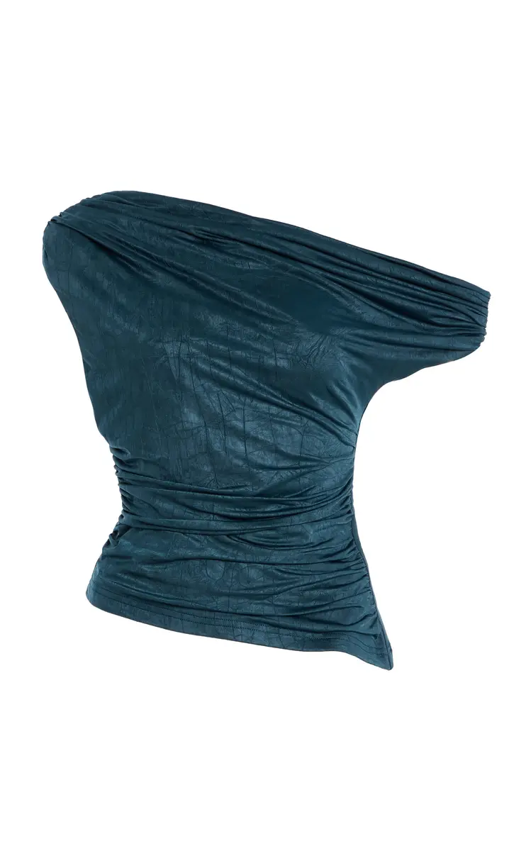Significant Other Exclusive Nala Off-The-Shoulder Ruched Jersey Top
