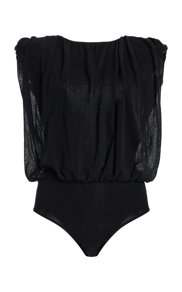 House of Dagmar Draped Knit Top