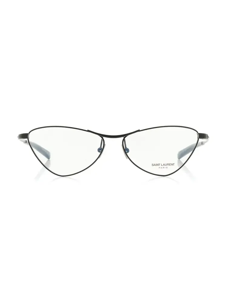 Saint Laurent Cat-Eye Metal Glasses