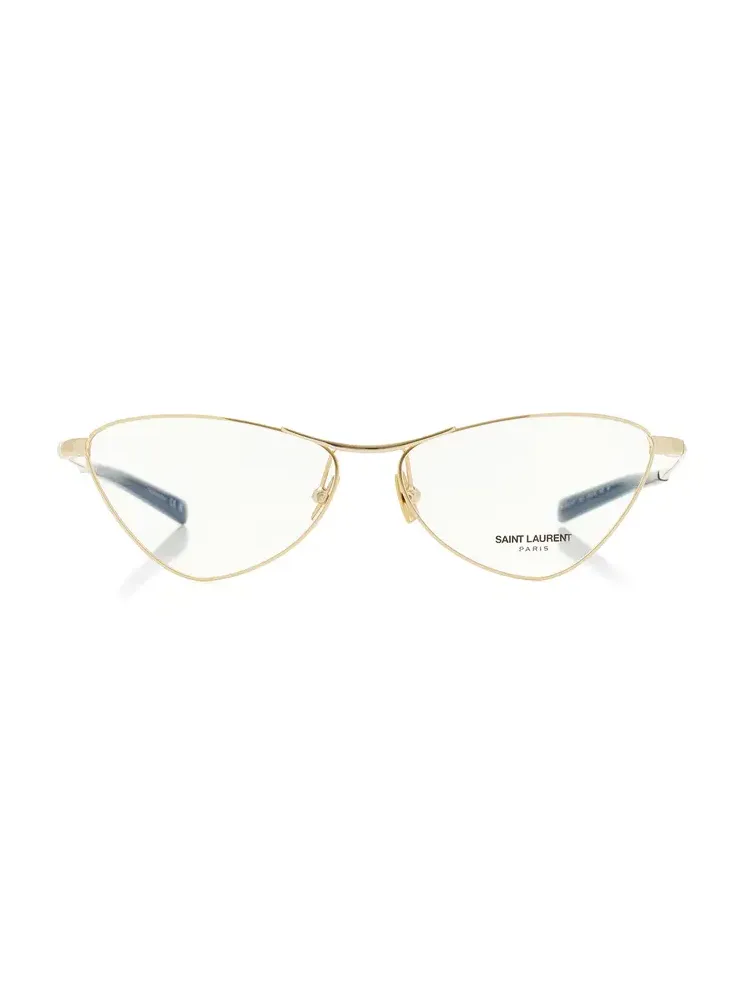 Saint Laurent Cat-Eye Metal Glasses