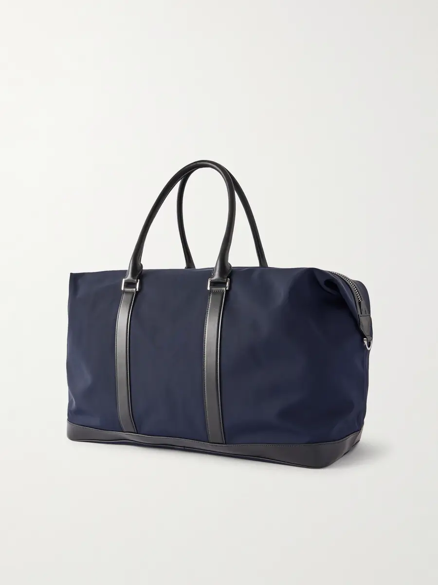 Tom Ford Leather-Trimmed Recycled-Nylon Weekend Bag - Men | Thumbnail 4 Tom Ford Leather-Trimmed Recycled-Nylon Weekend Bag - Men | Thumbnail 4