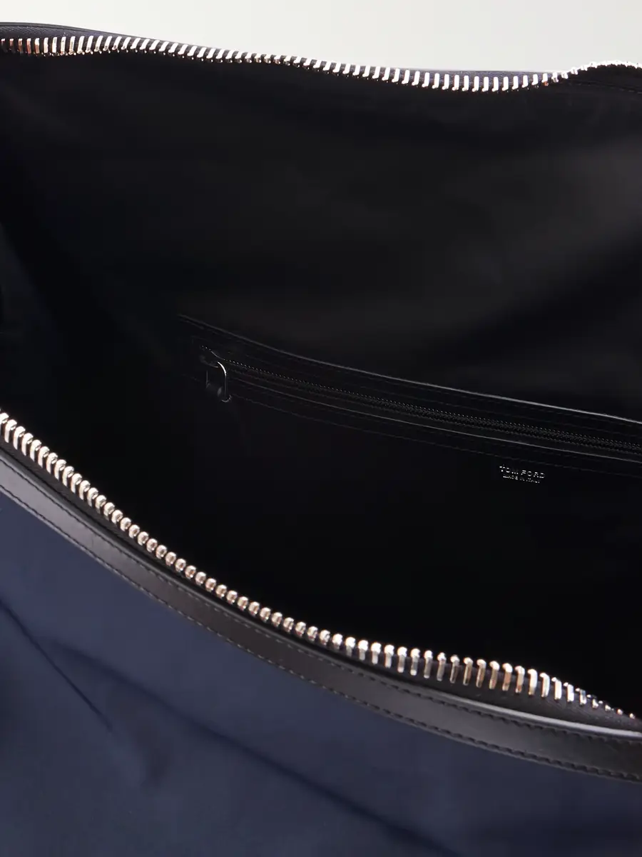 Tom Ford Leather-Trimmed Recycled-Nylon Weekend Bag - Men | Thumbnail 6 Tom Ford Leather-Trimmed Recycled-Nylon Weekend Bag - Men | Thumbnail 6