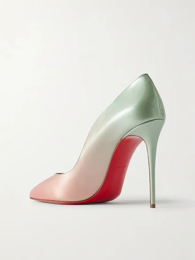 Christian Louboutin Hot Chick 100 Dégradé Patent-leather Pumps | Thumbnail 3 Christian Louboutin Hot Chick 100 Dégradé Patent-leather Pumps | Thumbnail 3