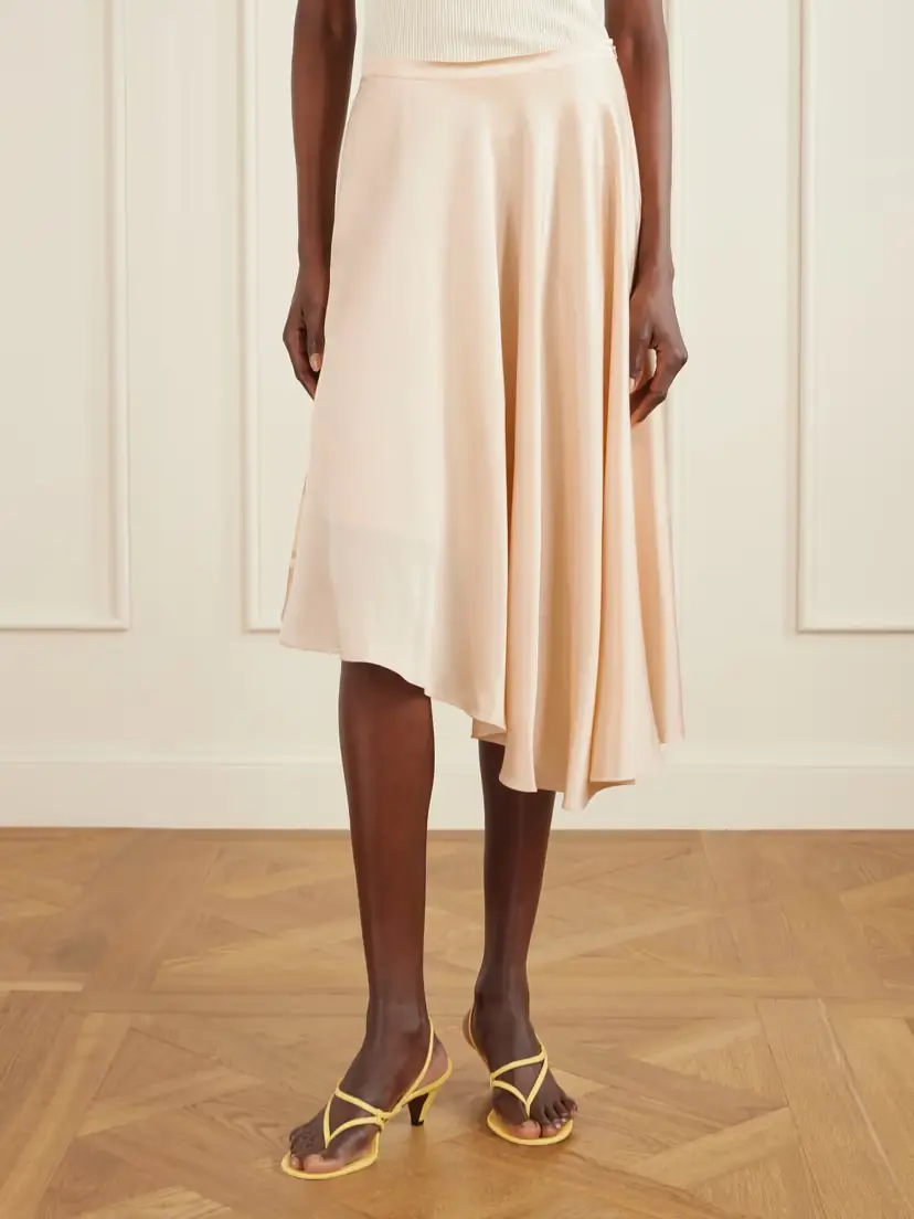 Sharon Wauchob Oly Asymmetric Satin Skirt | Thumbnail 3