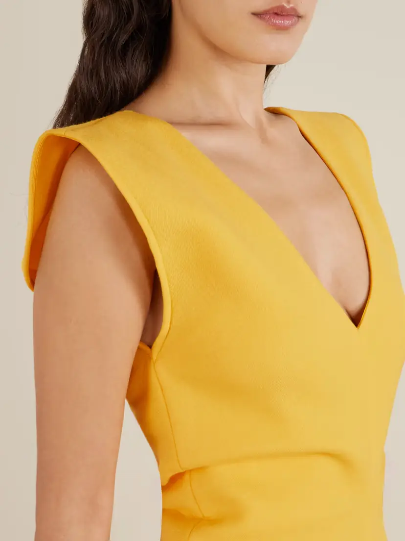 Proenza Schouler Mariam Scuba Midi Dress | Thumbnail 5