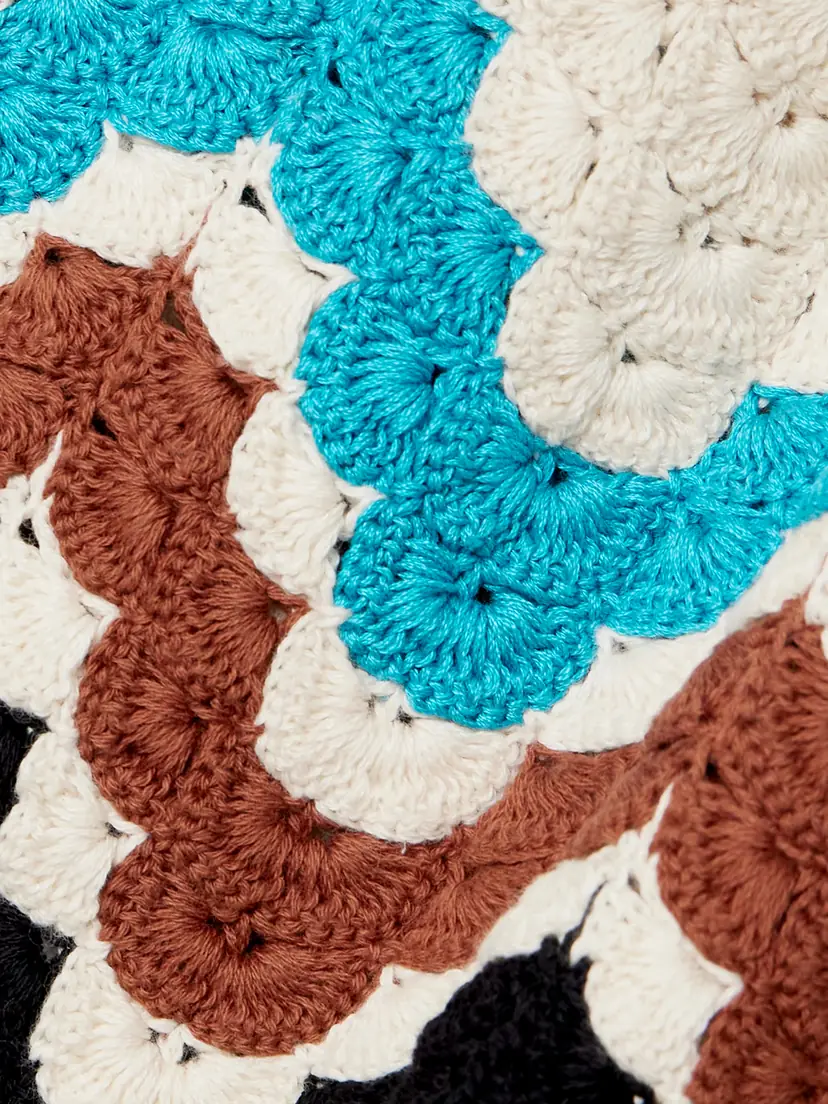 ESCVDO Safi Scalloped Crocheted Cotton Top | Thumbnail 4
